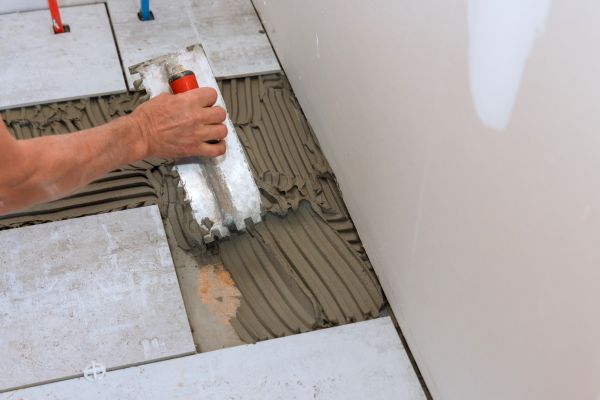 Bathroom Floor Renovation in Cedar Park